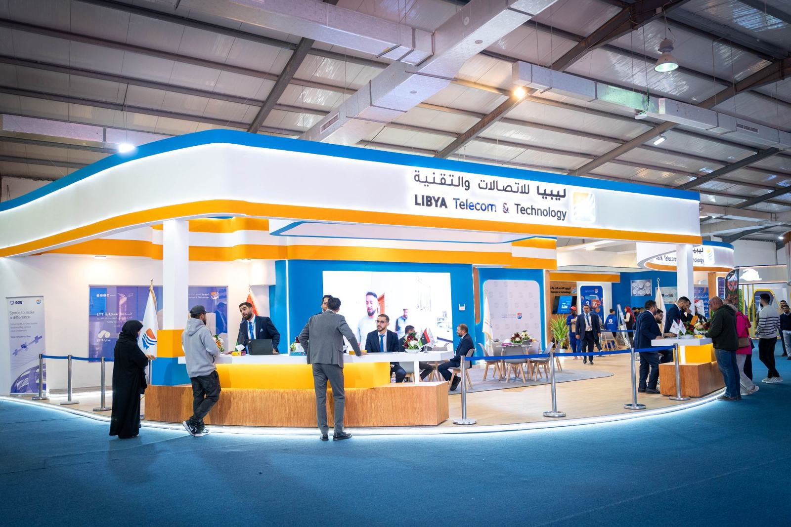 Libya Telecom & Technology booth